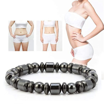 Magnetische Armbänder zur Gewichtsreduktion für Frauen und Männer, Pentagramm-Stein, magnetische Therapie-Armbänder, Schmerzlinderung, Abnehmen, Gesundheitsschmuck
